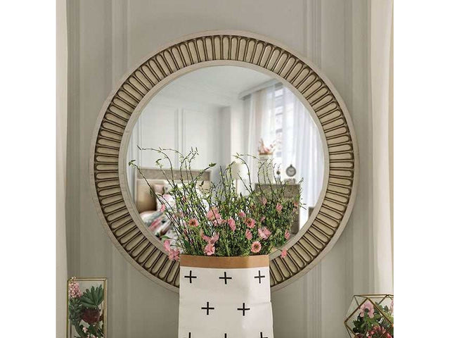 Jakarta Antique White Mirror - Ornate Home
