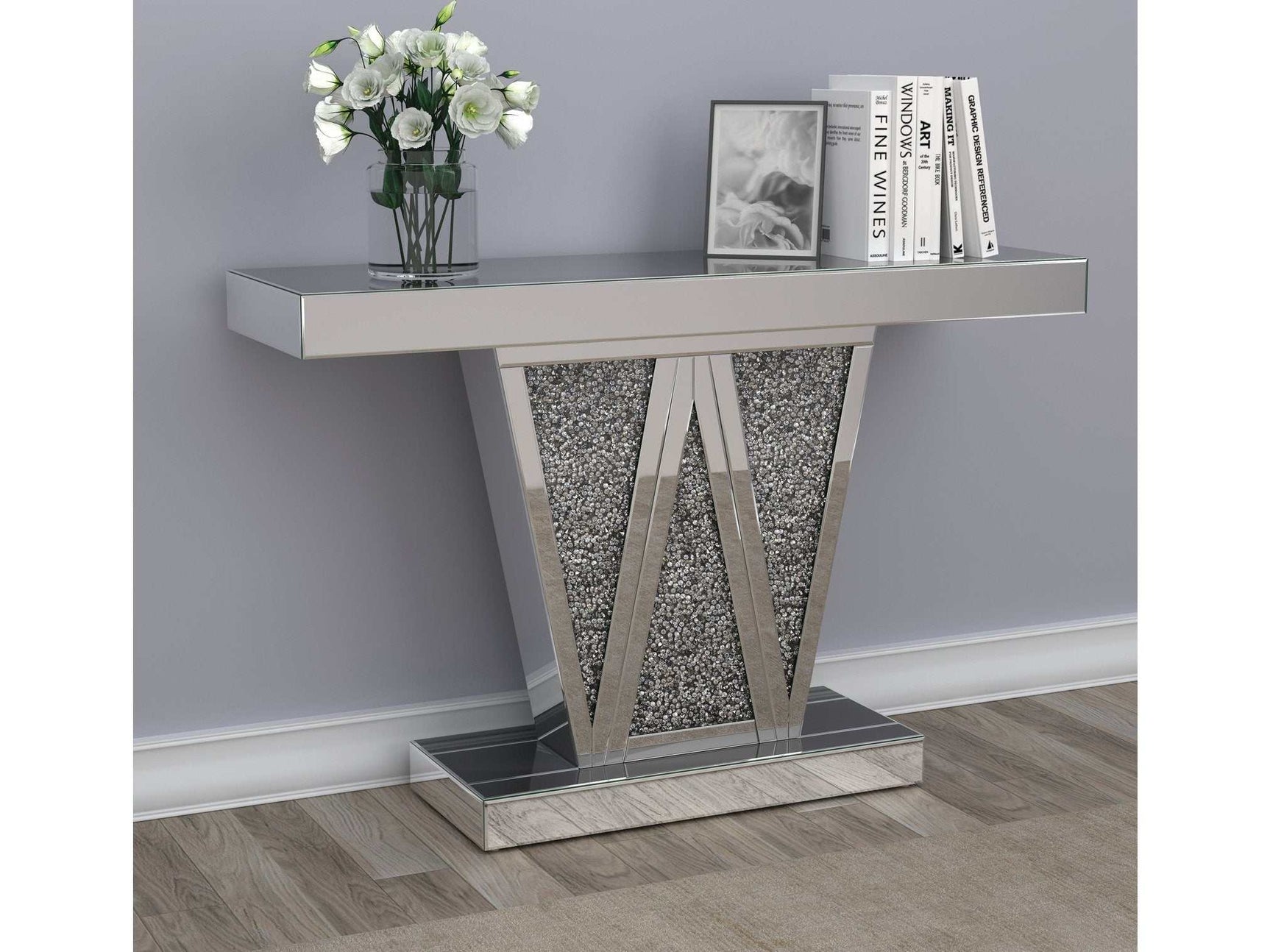 Jaku Silver Console Table - Ornate Home