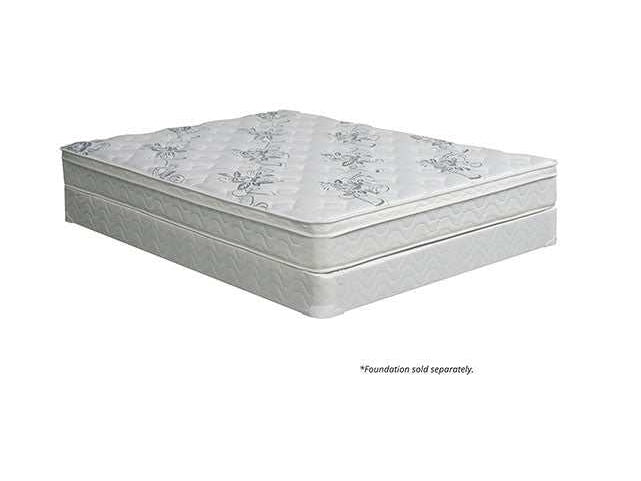 Jalen White 9" Euro Top Twin Mattress - Ornate Home