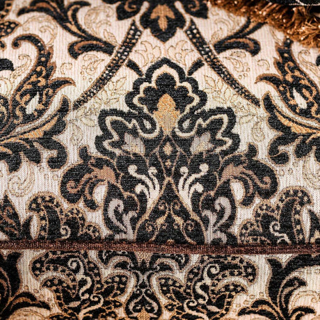 Jamael Brown & Espresso Stationary Sofa & Loveseat 2pc - Ornate Home