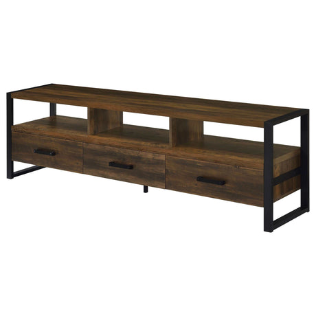 James Dark Pine 71" Tv Stand - Ornate Home