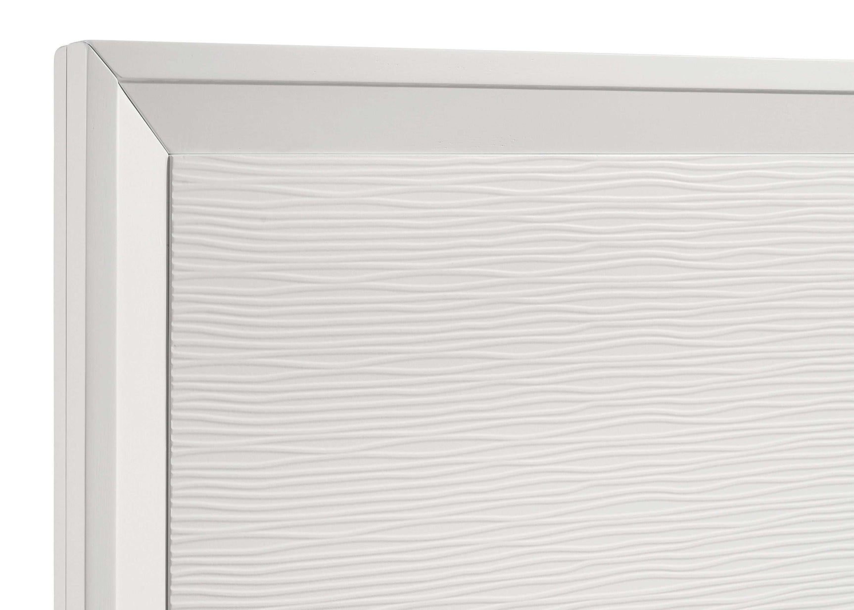 Janelle White Eastern King Bed - Ornate Home