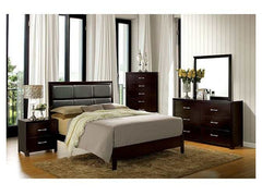 Janine Espresso Nightstand - Ornate Home