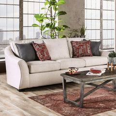 Jarrow Ivory Stationary Sofa & Loveseat 2pc - Ornate Home