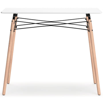 Jaspeni White/Natural Home Office Desk - Ornate Home