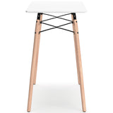 Jaspeni White/Natural Home Office Desk - Ornate Home