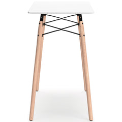 Jaspeni White/Natural Home Office Desk - Ornate Home