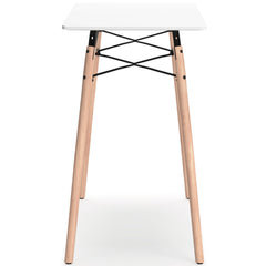 Jaspeni White/Natural Home Office Desk - Ornate Home