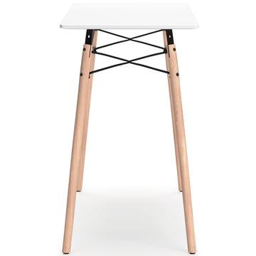 Jaspeni White/Natural Home Office Desk - Ornate Home