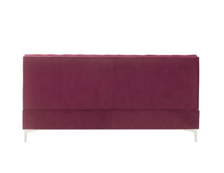 Jaszira Burgundy Velvet Modular Sofa Units / Create your own Style - Ornate Home