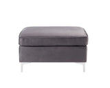 Jaszira Gray Velvet Modular Sofa Units / Create your own Style - Ornate Home
