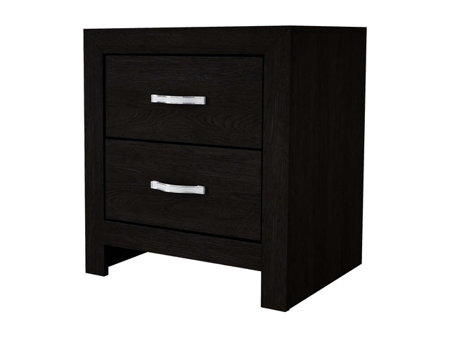 Jaylen Black Nightstand - Ornate Home