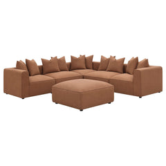 Jennifer Terracotta Ottoman - Ornate Home