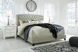 Jerary Gray Upholstered Bed - Ornate Home