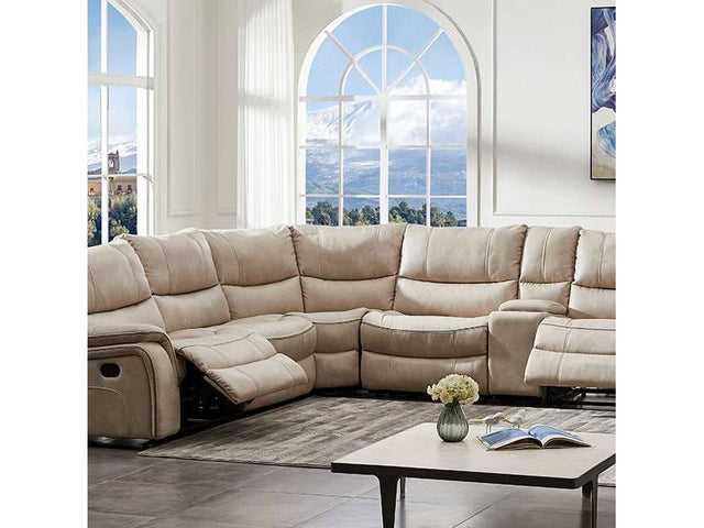 Jerominus Beige Sectional - Ornate Home