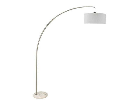 Jess Brushed Steel Arch Lamp - Ornate Home