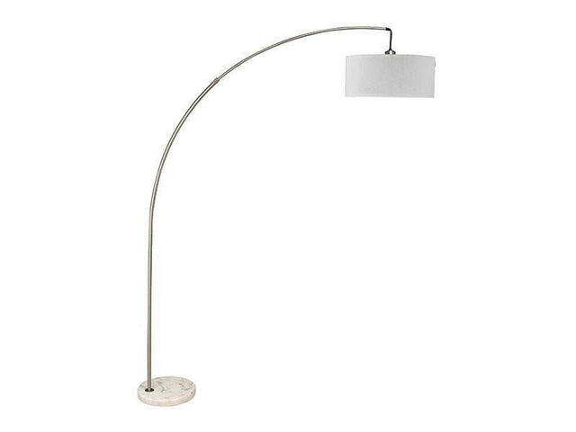Jess Brushed Steel Arch Lamp - Ornate Home