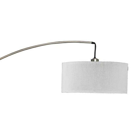 Jess Brushed Steel Arch Lamp - Ornate Home