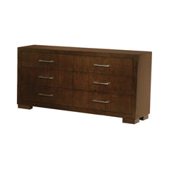 Jessica Cappuccino 4pc Eastern King Platform Bedroom Set - Ornate Home