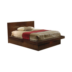 Jessica Cappuccino 4pc Queen Platform Bedroom Set - Ornate Home