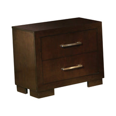 Jessica Cappuccino 4pc Queen Platform Bedroom Set - Ornate Home
