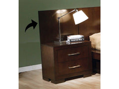 Jessica Cappuccino Nightstand Panels (Set of 2) - Ornate Home
