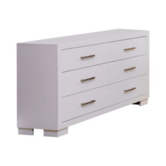 Jessica White 4pc Queen Bedroom Set - Ornate Home