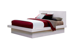 Jessica White Eastern King Panel Bed - Ornate Home