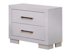 Jessica White Nightstand - Ornate Home