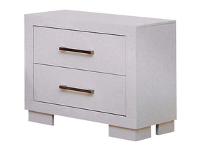 Jessica White Nightstand - Ornate Home