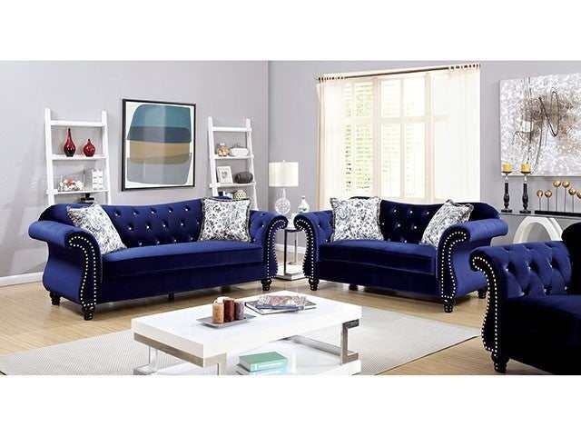 Jolanda Blue Chair - Ornate Home