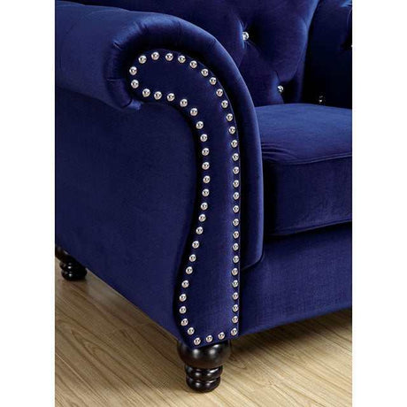 Jolanda Blue Chair - Ornate Home