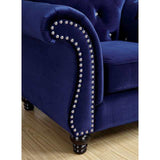 Jolanda Blue Loveseat - Ornate Home