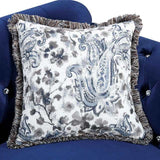 Jolanda Blue Loveseat - Ornate Home