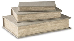 Jolina Beige Box (Set of 3) - Ornate Home
