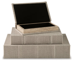 Jolina Beige Box (Set of 3) - Ornate Home