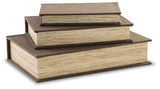 Jolina Brown Box (Set of 3) - Ornate Home