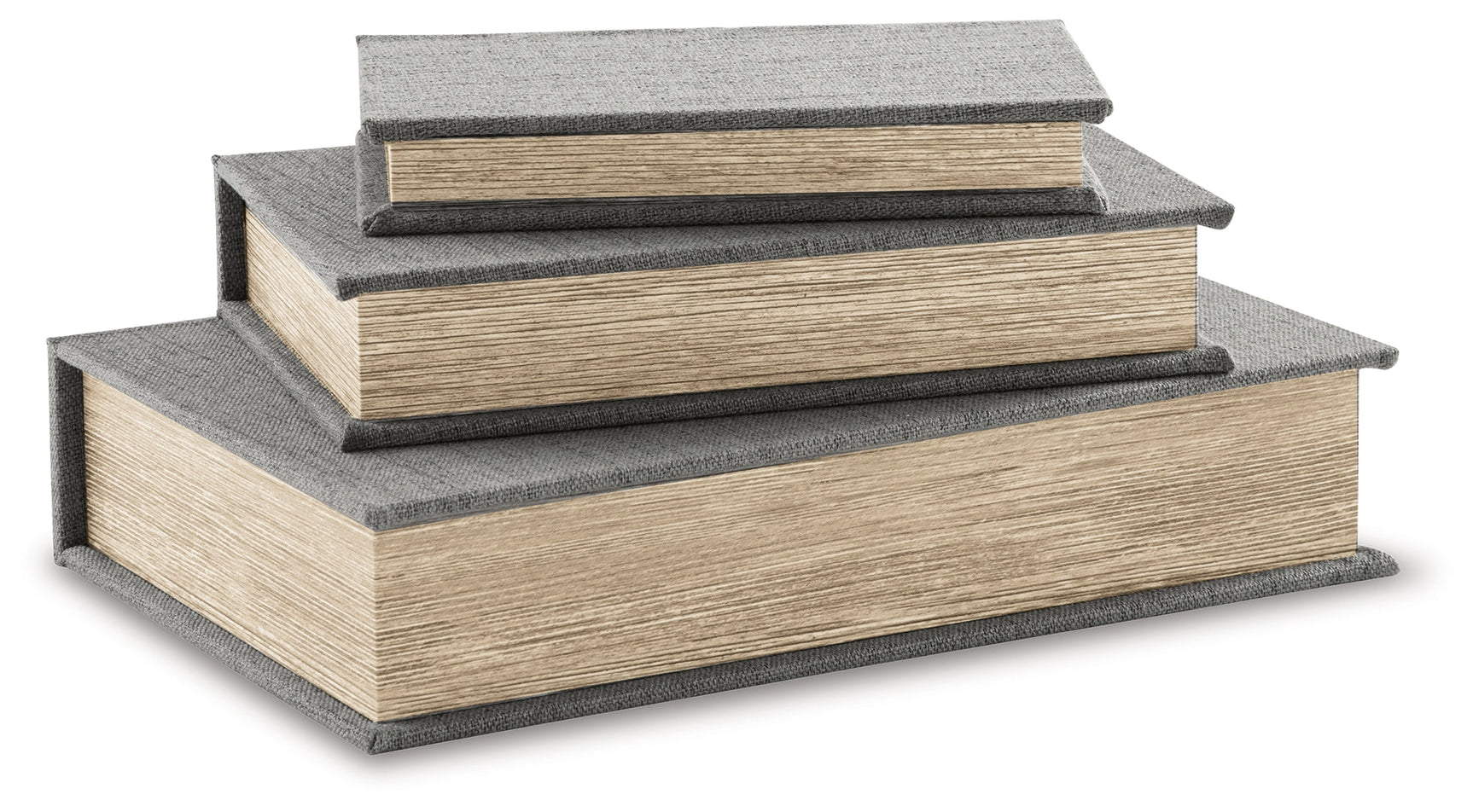 Jolina Gray Box (Set of 3) - Ornate Home