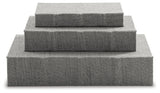 Jolina Gray Box (Set of 3) - Ornate Home