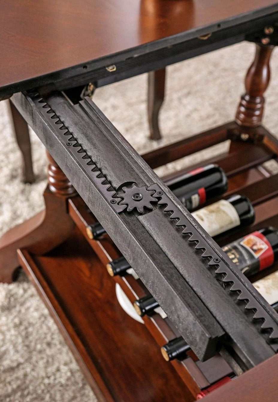 Jordyn Brown Cherry Dining Table - Ornate Home