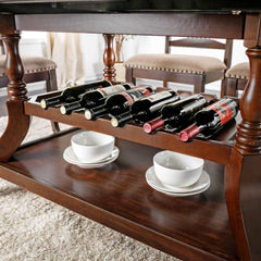Jordyn Brown Cherry Dining Table - Ornate Home