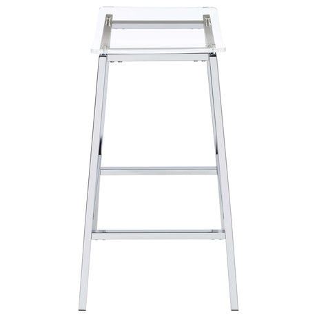 Jovani Silver Bar Stool - Ornate Home