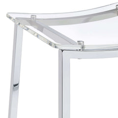 Jovani Silver Bar Stool - Ornate Home