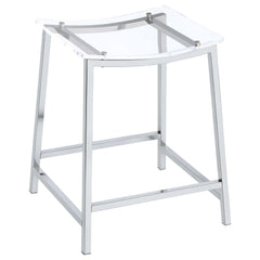 Jovani Silver Counter Stool - Ornate Home