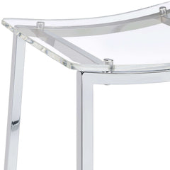 Jovani Silver Counter Stool - Ornate Home