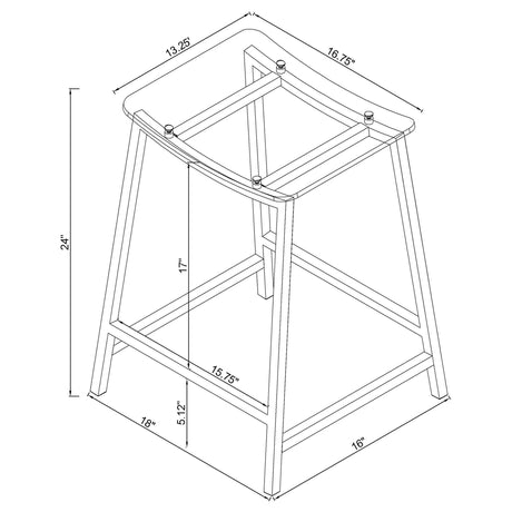 Jovani Silver Counter Stool - Ornate Home