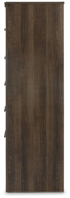 Juararo Dark Brown Chest of Drawers - Ornate Home