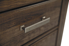 Juararo Dark Brown Nightstand - Ornate Home