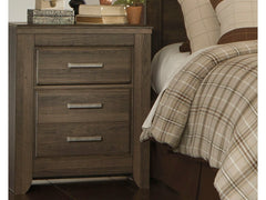 Juararo Dark Brown Nightstand - Ornate Home