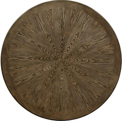 Julia Light Oak & Beige Round Table Dining Room Set / 5pc - Ornate Home